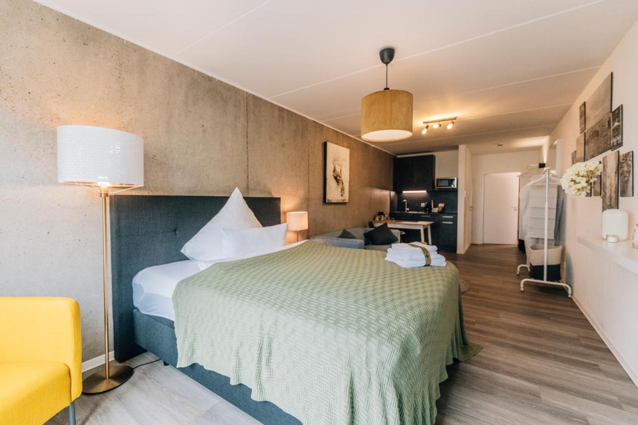 Modernes Stadt-Apartement Mitte Bielefeld Eksteriør bilde